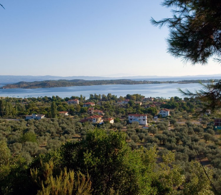 Panoramic view of Vourvourou Sithonia
